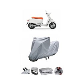 Coverplus Lambretta G350 Gri Su Geçirmez Motosiklet Brandası