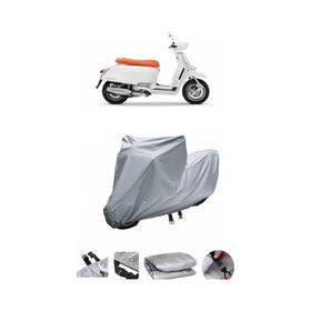 Coverplus Lambretta G350 Gri Su Geçirmez Motosiklet Brandası