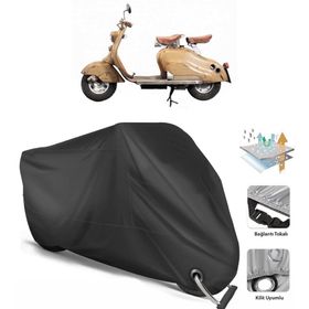 Coverplus Lambretta Innocenti Siyah Motosiklet Branda