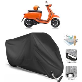 Coverplus Lambretta V200 Special Siyah Motosiklet Branda