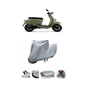 Coverplus Lambretta V50 Special Gri Su Geçirmez Motosiklet Brandası
