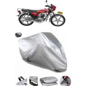 Coverplus Lifan LF125-5 Gri Arka Çanta Uyumlu Su Geçirmez Motosiklet Brandası