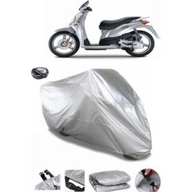 Coverplus Malaguti Ciak Master 200 Gri Arka Çanta Uyumlu Su Geçirmez Motosiklet Brandası