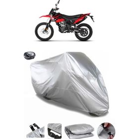 Coverplus Malaguti XTM 125 Gri Arka Çanta Uyumlu Su Geçirmez Motosiklet Brandası