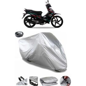 Coverplus Modenas Kriss 1 Gri Arka Çanta Uyumlu Su Geçirmez Motosiklet Brandası