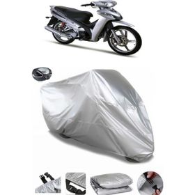 Coverplus Modenas Kristar Gri Arka Çanta Uyumlu Su Geçirmez Motosiklet Brandası