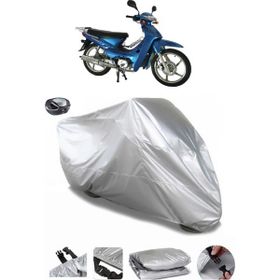 Coverplus Mondial 100 KM Gri Arka Çanta Uyumlu Su Geçirmez Motosiklet Brandası