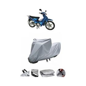 Coverplus Mondial 100 KM Gri Su Geçirmez Motosiklet Brandası