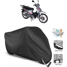 Coverplus Mondial 100 KM Siyah Motosiklet Branda