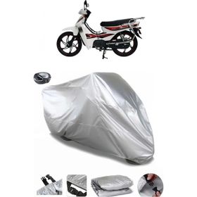 Coverplus Mondial 100 SFC Automatic X Gri Arka Çanta Uyumlu Su Geçirmez Motosiklet Brandası