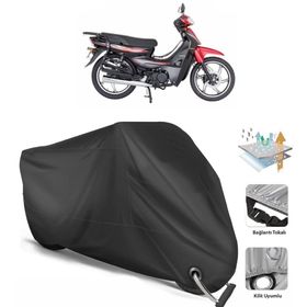 Coverplus Mondial 100 SFC Exclusive Siyah Motosiklet Branda