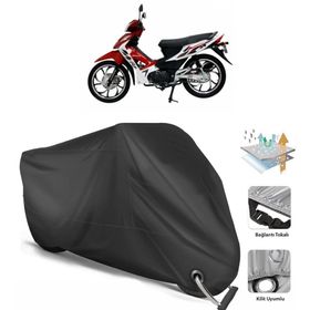 Coverplus Mondial 100 SFS Sport Siyah Motosiklet Branda