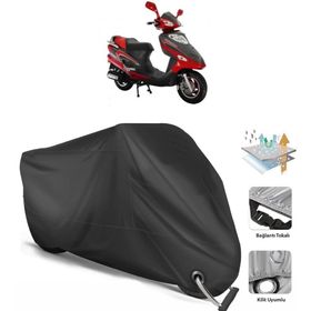 Coverplus Mondial 100 URT Siyah Motosiklet Branda