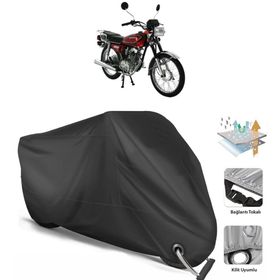 Coverplus Mondial 125 MG Classic Siyah Motosiklet Branda