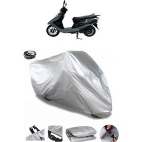 Coverplus Mondial 125 NT Turkuaz Gri Arka Çanta Uyumlu Su Geçirmez Motosiklet Brandası