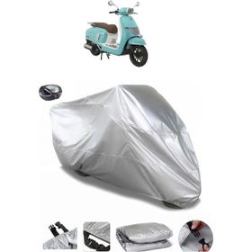 Coverplus Mondial 125 Road Boy Gri Arka Çanta Uyumlu Su Geçirmez Motosiklet Brandası