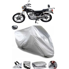 Coverplus Mondial 125 UKT Gri Arka Çanta Uyumlu Su Geçirmez Motosiklet Brandası