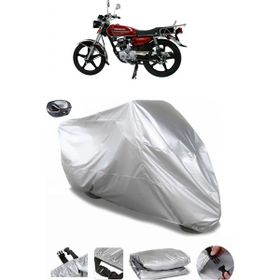 Coverplus Mondial 135 UAG Gri Arka Çanta Uyumlu Su Geçirmez Motosiklet Brandası