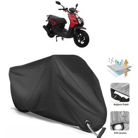 Coverplus Mondial 150 Argent Siyah Motosiklet Branda