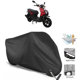 Coverplus Mondial 150 Argent Siyah Motosiklet Branda