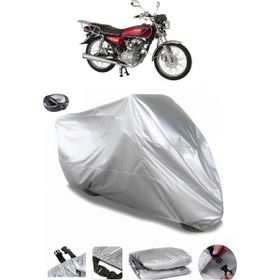 Coverplus Mondial 150 Masti Gri Arka Çanta Uyumlu Su Geçirmez Motosiklet Brandası