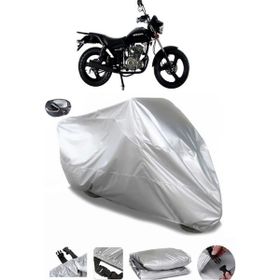 Coverplus Mondial 150 MR Gri Arka Çanta Uyumlu Su Geçirmez Motosiklet Brandası
