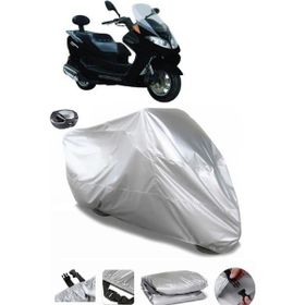 Coverplus Mondial 150 ZAT Gri Arka Çanta Uyumlu Su Geçirmez Motosiklet Brandası