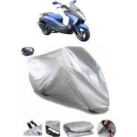 Coverplus Mondial 150 ZC Gri Arka Çanta Uyumlu Su Geçirmez Motosiklet Brandası