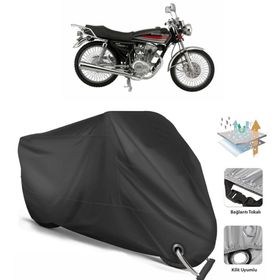 Coverplus Mondial 175 Masti X Siyah Motosiklet Branda