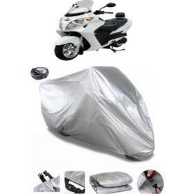 Coverplus Mondial 250 Buffalo Gri Arka Çanta Uyumlu Su Geçirmez Motosiklet Brandası