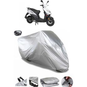 Coverplus Mondial 50 Eagle Gri Arka Çanta Uyumlu Su Geçirmez Motosiklet Brandası