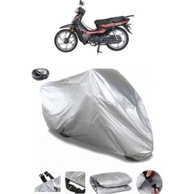 Coverplus Mondial 50 SFC Gri Arka Çanta Uyumlu Su Geçirmez Motosiklet Brandası