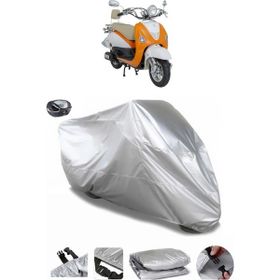 Coverplus Mondial 50 ZNU EC Gri Arka Çanta Uyumlu Su Geçirmez Motosiklet Brandası