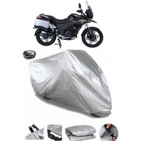 Coverplus Mondial RX3-S EVO Gri Arka Çanta Uyumlu Su Geçirmez Motosiklet Brandası