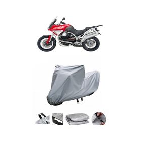 Coverplus Moto Guzzi Stelvio 1200 4V Gri Su Geçirmez Motosiklet Brandası