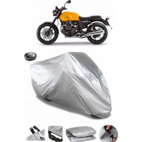 Coverplus Moto Guzzi Stone 750 Gri Arka Çanta Uyumlu Su Geçirmez Motosiklet Brandası