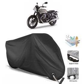Coverplus Moto Guzzi Stone 750 Siyah Motosiklet Branda