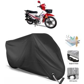 Coverplus Motolux Africa King Siyah Motosiklet Branda