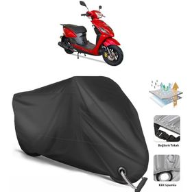 Coverplus Motolux Rüzgar 50 Siyah Motosiklet Branda