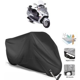Coverplus Motoran Baracuda Siyah Motosiklet Branda