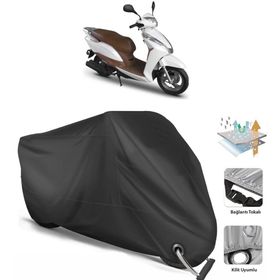 Coverplus Motoran Elite Siyah Motosiklet Branda