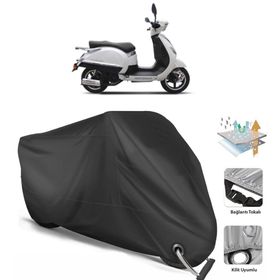 Coverplus Motoran Karry 125 Siyah Motosiklet Branda