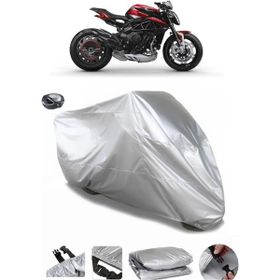 Coverplus MV Agusta Dragster 800 RR Gri Su Geçirmez Motosiklet Brandası