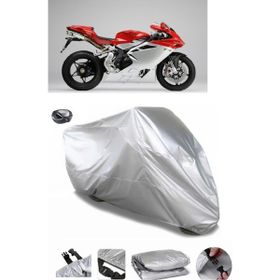 Coverplus MV Agusta F4 Gri Arka Çanta Uyumlu Su Geçirmez Motosiklet Brandası