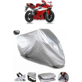 Coverplus MV Agusta F4R Gri Arka Çanta Uyumlu Su Geçirmez Motosiklet Brandası