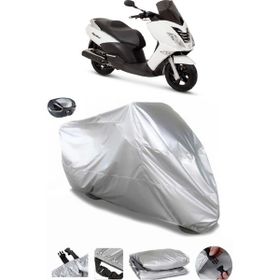 Coverplus Peugeot Citystar 200 Gri Arka Çanta Uyumlu Su Geçirmez Motosiklet Brandası