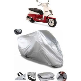 Coverplus Peugeot Django 125 Gri Arka Çanta Uyumlu Su Geçirmez Motosiklet Brandası