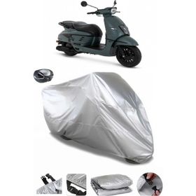 Coverplus Peugeot Django 50 Gri Arka Çanta Uyumlu Su Geçirmez Motosiklet Brandası