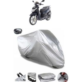 Coverplus Peugeot LXR 200I Gri Arka Çanta Uyumlu Su Geçirmez Motosiklet Brandası