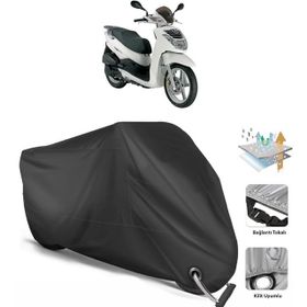 Coverplus Peugeot LXR 200i Siyah Motosiklet Branda